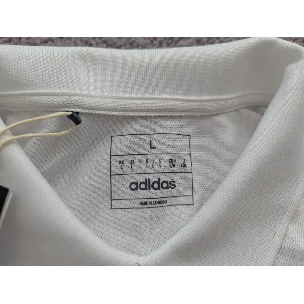 Picadas Polo Shirt Mens‎ Large White adidas Picadas Hard Aguas